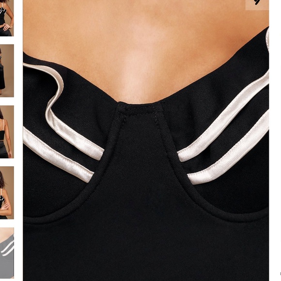 Lulus’s ruffled bustier crop top - Picture 5 of 7